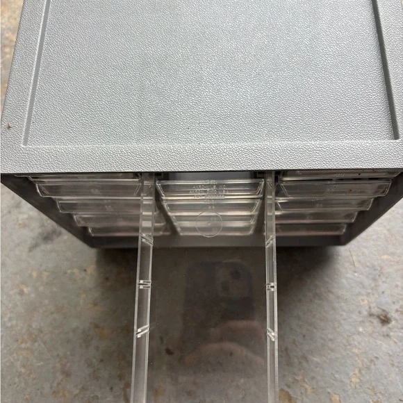 Black Storage Cabinet with 15 Drawers- Perfect for organizing home, office, shop - Picture 3 of 6